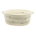 thumbnail image 2 of Cotton Rope Storage Basket, Pet Theme with Bone Shaped Dog Toys Patch, 2 of 7