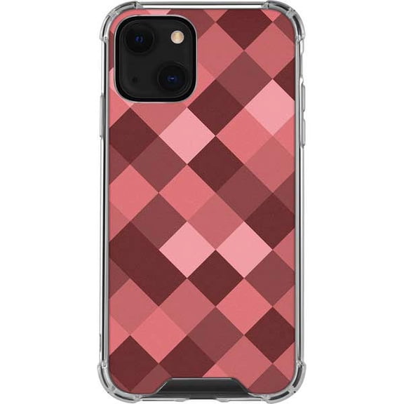 Skinit Patterns Autumn Red Geometric iPhone 13 Clear Case