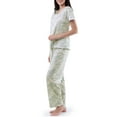 thumbnail image 3 of Fruit of the Loom Women's Soft & Breathable V-Neck Short Sleeve Top & Pajama Pant Set, Sizes S-4X, 3 of 10
