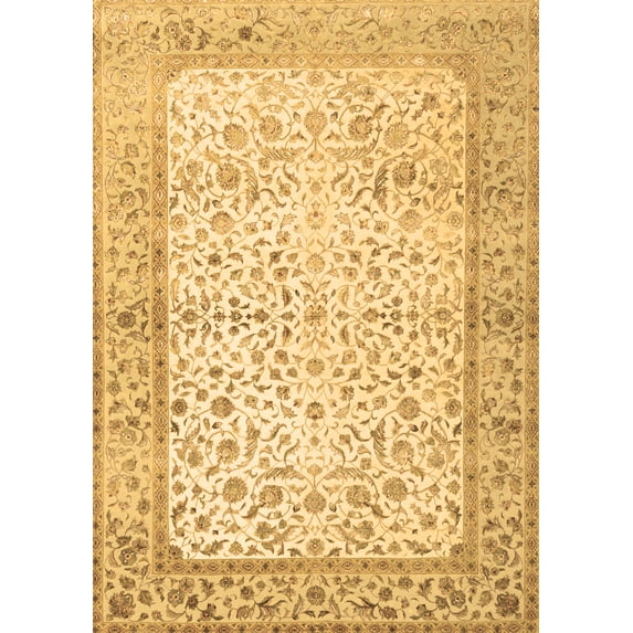 Ahgly Company Indoor Rectangle Oriental Brown Traditional Area Rugs, 6' x 9'