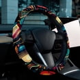 thumbnail image 6 of Musical Instrument 14.5 Inch Printing PVC Leather Car Wheel Cover Steering Wheel Cover Auto Accessories, 6 of 6