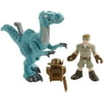 thumbnail image 1 of Imaginext Jurassic World Muldoon & Raptor, 1 of 7
