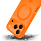 thumbnail image 5 of Funda Transparente con Color NARANJA Compatible con MagSafe para iPhone 17 Pro, Protección Antigolpes Ultrafina, TPU + Silicona Resistente, 5 of 6