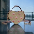 thumbnail image 1 of corazón coach bolsas de mujer C5118 C5119 Bolso De Cadena De Cuero En Forma De Corazón Hombro Único Bandolera, 1 of 4