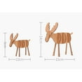 ASEIDFNSA Christmas Decorations Deer DIY Wooden Crafts Creative
