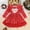 Red, variant on ZEHJUHAN Toddler Girls' Cute "LOVE" Embroidered Dress Round Neck Long Sleeve Ruffle Hem A-Line Princess Dress Red,12-18M
