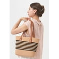 thumbnail image 6 of Summer Beach Bag for Women Stripes Woven Tote Bag Casual Classics Hand Shoulder Bags Hobo Bags with Large Capacity, 6 of 7