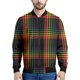 thumbnail image 3 of Chaqueta con cremallera y diseño geométrico de arcoíris a la moda para hombre, sudadera con rayas de colores con estampado 3D, chaquetas bomber urbanas geniales para niños, abrigos, 3 of 5