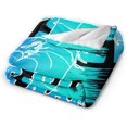 thumbnail image 3 of Custom Volleyball Blanket with Name for Boys, Personalized Cool Volley Ball Themed Design Printed Throw Blankets for Kids Lap, Chair, Giftable Blanket, 30"x 40", 3 of 4
