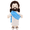 Blue Robe, variant on 13" Jesus Plush Doll with Red Robe, Christian Stuffed Toy for Kids, Easter, Christmas & Thanksgiving Religious Gifts, Party Favors & Faith-Inspired Decor