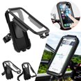 thumbnail image 2 of Soporte de teléfono para motocicleta, funda impermeable para manillar de motocicleta, bolsa de teléfono para Scooter Fivean unisex, 2 of 2