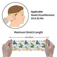 thumbnail image 6 of Naloa Dinosaur Fashionable Sport Sweatband for Running, Yoga, Basketball - Head Circumference 19.6-22.4 inches, 6 of 9