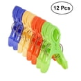 thumbnail image 1 of TEHAUX 12Ud Clips Para Ropa De Plástico Multicolor Clips Duraderos Para Sujetar Toallas En Sillas De, 1 of 7