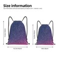 thumbnail image 2 of Balery Violet Glitter Pattern Drawstring Backpack Bag Sport Gym Sackpack Cinch Bags Pattern Drawstring Backpack Bag Sport Gym Sackpack Cinch Bags -Medium, 2 of 6