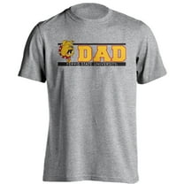 Ferris State University Bulldogs Dad Proud Parent Short Sleeve T-Shirt
