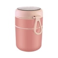 thumbnail image 1 of Toystoory Frasco de sopa portátil Manténgase nutrido en cualquier momento y en cualquier lugar Frascos de sopa de acero inoxidable para comida Mostrada 304 rosa-710ml, 1 of 6