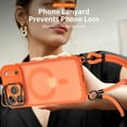 thumbnail image 5 of for iPhone 17 Pro Magnetic Case with Stand & 8mm Shoulder Strap, Compatible with Mag-Safe, Crossbody Phone Case with Adjustable Lanyard, Shockproof Hybrid Cover for iPhone 17 Pro, Pink, 5 of 11