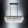 thumbnail image 5 of Luxury Cosmopolitan Indoor Chandelier, 11''H x 33.875''W, with Traditional Style Elements, Posh Design, Olde Bronze Finish, UHP2882, 5 of 7