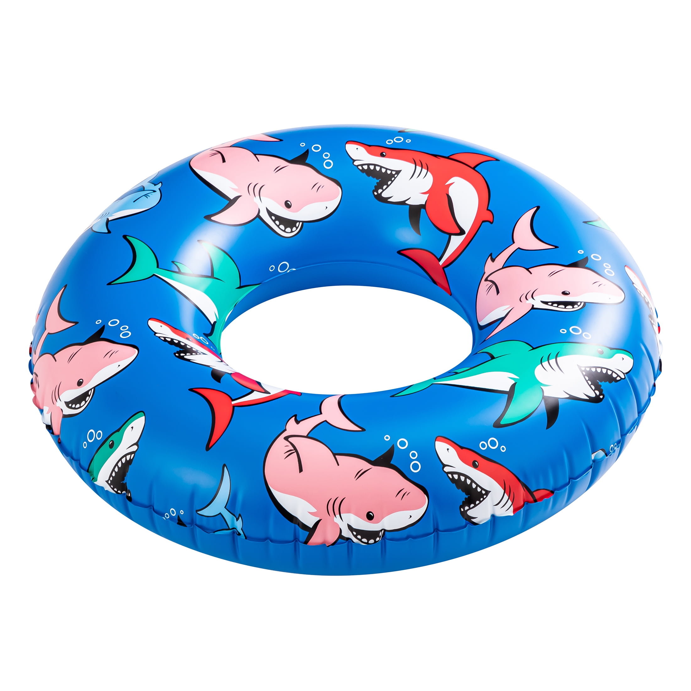 Bluescape Blue Shark Inflatable Swim Tube Pool Float, for Kids & Adults, Age 9 & up, Unisex