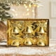 thumbnail image 2 of Juego de 6 adornos navideños dorados con forma de campana | Decoración navideña de plástico para árbol y hogar | Decoraciones festivas de interior para chimeneas, puertas y regalos, 2 of 8