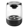 thumbnail image 1 of Inteprter Altavoz Bluetooth 5.0 Inalámbrico LED Estéreo Altavoz HD Juegos de computadora Columna de luz de 7 colores Caja de sonido para baile de fiesta Cables de audio/vídeo Tecnología negra, 1 of 6