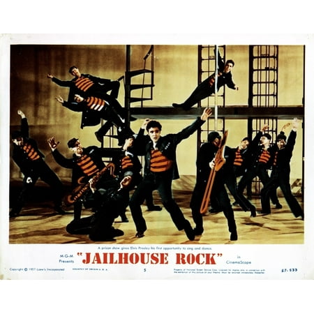 Jailhouse Rock Elvis Presley 1957 Movie Poster Masterprint