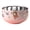 Pink, variant on Wovilon Stainless Steel Household Children'S Cartoon Soup Rice Bowl Double-Layer Heat Insulation Anti-Scald Bowl Household Fruit Instant Noodles Bowl Tableware