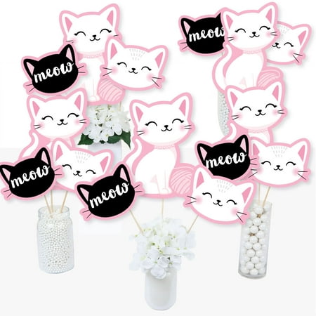 Purr Fect Kitty Cat Kitten Meow Baby Shower Or Birthday Party