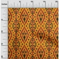 thumbnail image 1 of oneOone Cotton Poplin Fabric Geometric Ikat Printed Craft Fabric BTY 56 Inch Wide, 1 of 4