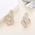 thumbnail image 3 of LICEWO Elegant Metal Flower Earrings Fashionable Ear Rings for Women Party Accessories, 3 of 14
