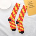 thumbnail image 6 of Flag Of Spain Knee High Socks for Women Long Leg Warmers Socks, 6 of 7
