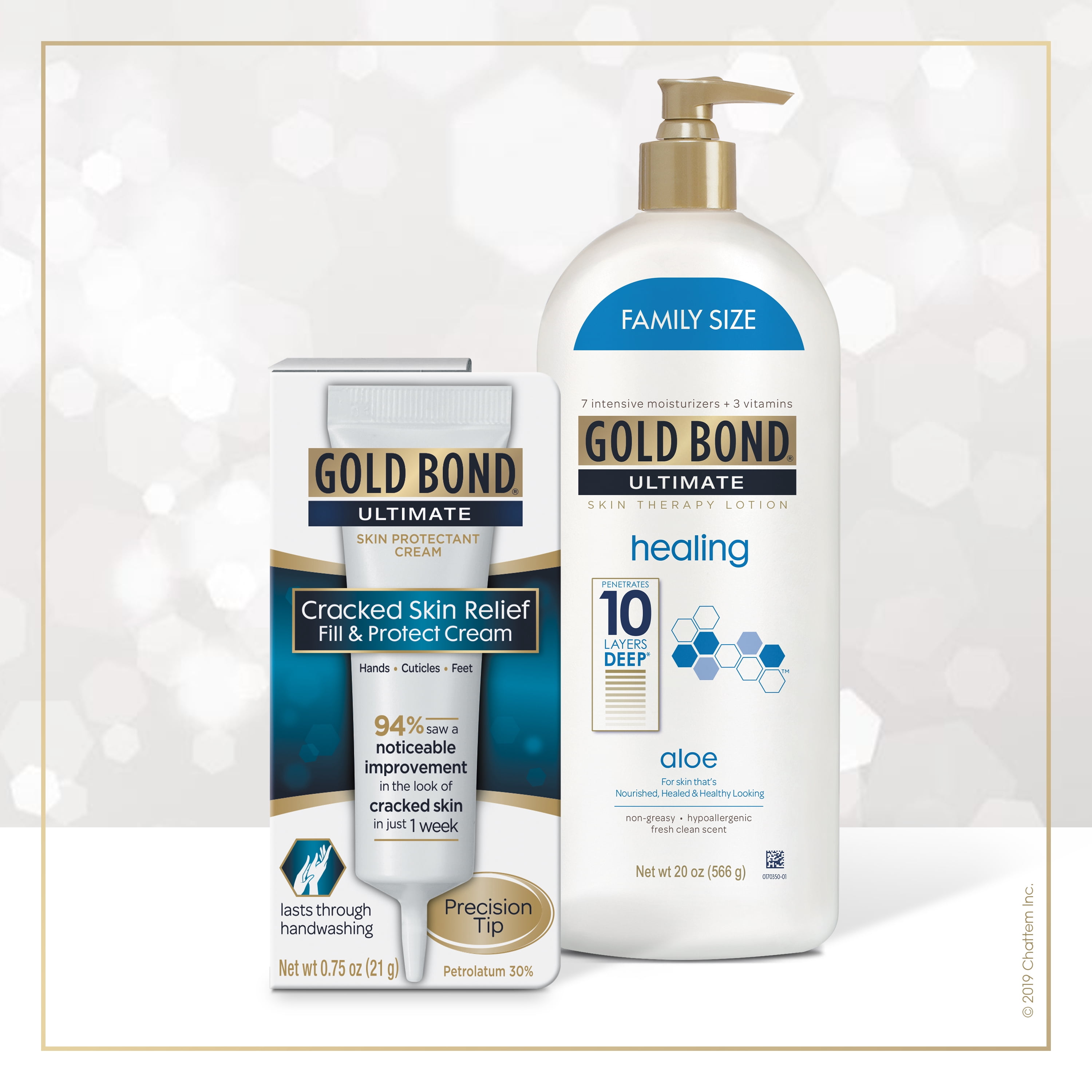 Gold Bond Cream, Cracked Skin Relief Fill & Protect, 0.75oz Tube