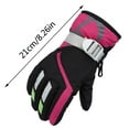 thumbnail image 3 of Fridja Kids Winter Gloves Waterproof Snow Ski Gloves Warm Unisex Gloves Mittens Windproof for Cold Weather Girls Boys Children 6-11 Years Old, 3 of 9