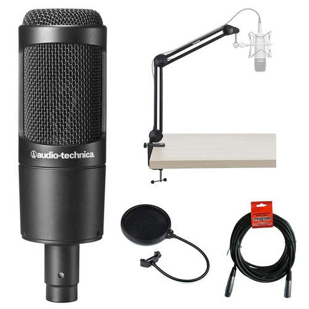 Audio-Technica AT2035 Cardioid Condenser Microphone - Walmart.com