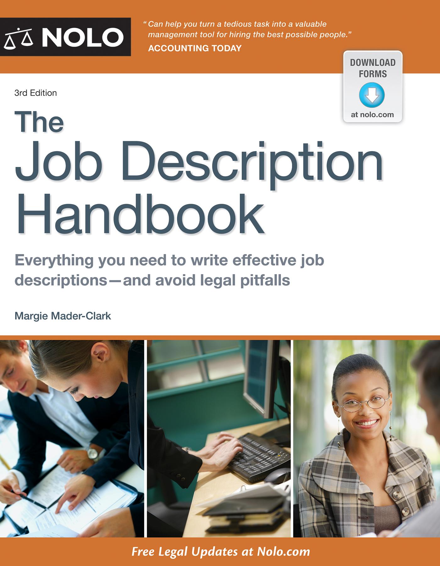 Job Description Handbook The Job Description Handbook (Paperback
