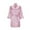 Pink, variant on Women's Solid Color Light Bathrobe Wedding Dress Makeup Bridesmaid Dress Satin Kimono Pajamas Casual Sleepwear