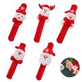 thumbnail image 2 of 10 Unids Snap Pulseras Snap Pulsera Navidad Slap Snap Wrap Pulsera Clap Pulsera Snap Pulseras Navidad Slap Pulseras Santa Muñeco de nieve Elk Tela Pulsera Fiesta de Navidad Niños Namotu HFP-0352, 2 of 7