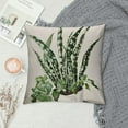 thumbnail image 2 of COMIO  Set of  Green Plants Decorative Throw Pillow Covers  Square Pillow Cases Outdoor Sofa Couch Home Bed Decor Cushion Covers, 2 of 5