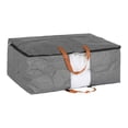 thumbnail image 2 of Unique Bargains 1 Pack Clothes Storage Storage Bags Grey 27.5*12*19.5in, 2 of 7