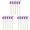 D, variant on Artificial Real Touch Calla Lily with Small Bloom, Set of 5 for Making Bouquet Boutonniere Corsage, Wedding Party Floral Craft Supply Purple