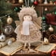 thumbnail image 2 of Christmas Angel Doll Hanging Ornament, Cute Elk Plush Angel Ornaments for Christmas/Holiday/Party/Wedding（khaki）, 2 of 3