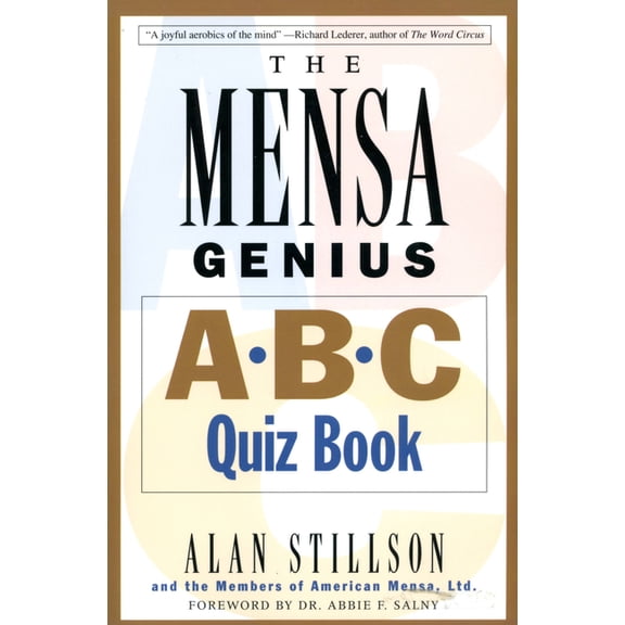 Mensa Genius A-B-C Quiz Book, (Paperback)