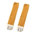 thumbnail image 2 of Christmas Yellow Women's Fashion Autumn Stockingswomen Fuzzy Socks Cozy Soft Fluffy Cute Animal Slipper Socks Sleeping Warm Socks for, 2 of 5