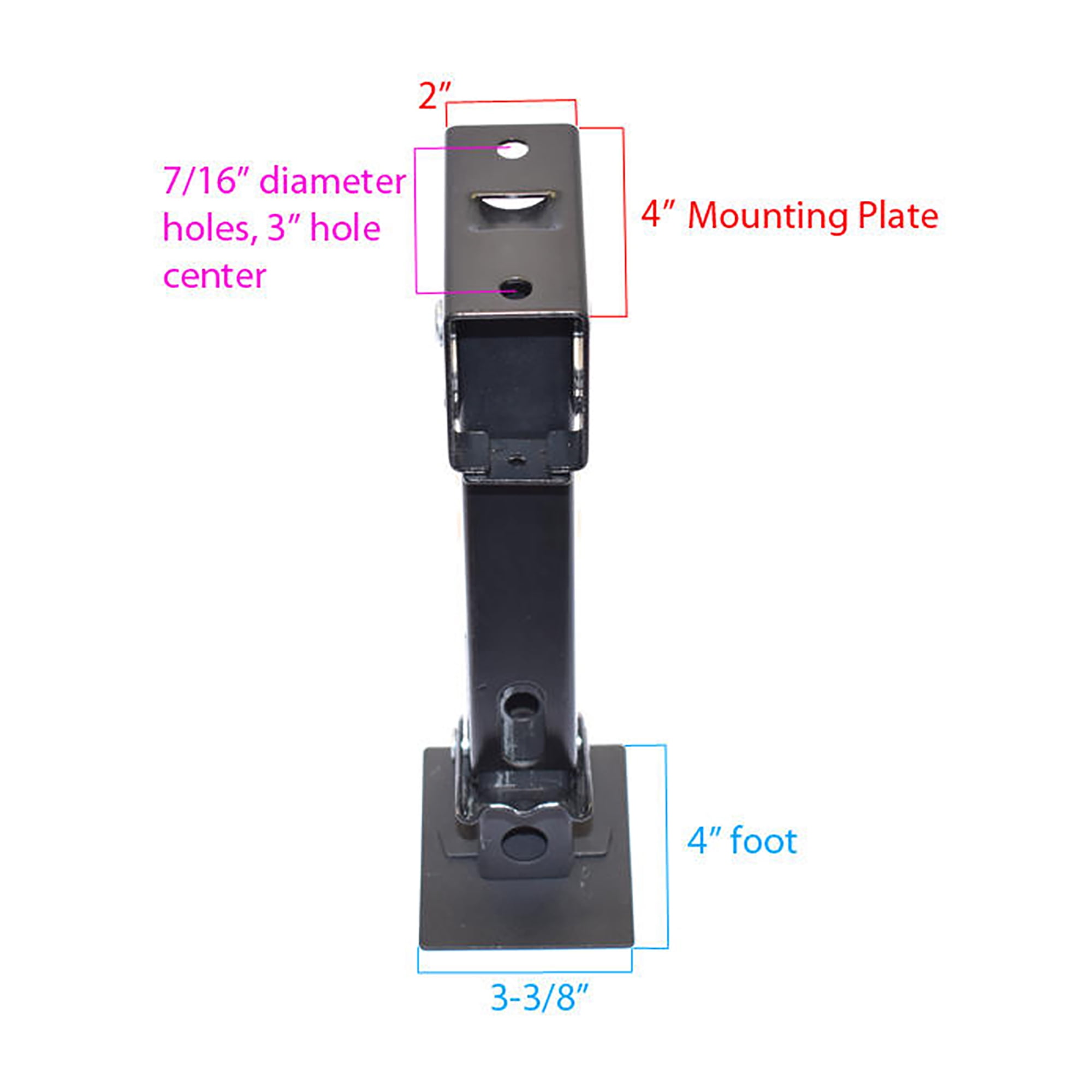 Pair Of Stabilizer Trailer Jacks Without Handle