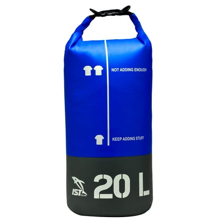 IST Waterproof Dry Bag | 20L  | Weatherproof Gear For Kayaking, Camping, Travel, Hunting, Fishing,