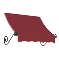 thumbnail image 1 of AWNTECH 4 ft. Charleston Scrolled Arm Style Door/Window Awning Fixed Outdoor Canopy 52.5 Inch W x 36 Inch H x 24 Inch Proj, Burgundy, 1 of 1