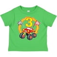 thumbnail image 3 of Inktastic Monster Truck 3rd Birthday Boys or Girls Toddler T-Shirt, 3 of 5