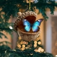 thumbnail image 5 of CoreLiving Acorn Ornaments for Christmas Tree, Forest Animal Cozy Holiday Hanging Decor with Pine Cone Designs, 2D Acrylic Woodland Home Decorations, 5 of 6