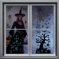thumbnail image 4 of 6Sheets 90Pcs Halloween Window Clings, Double-Side Spooky Removable Window Sticker for Halloween Party Decoration, 4 of 8