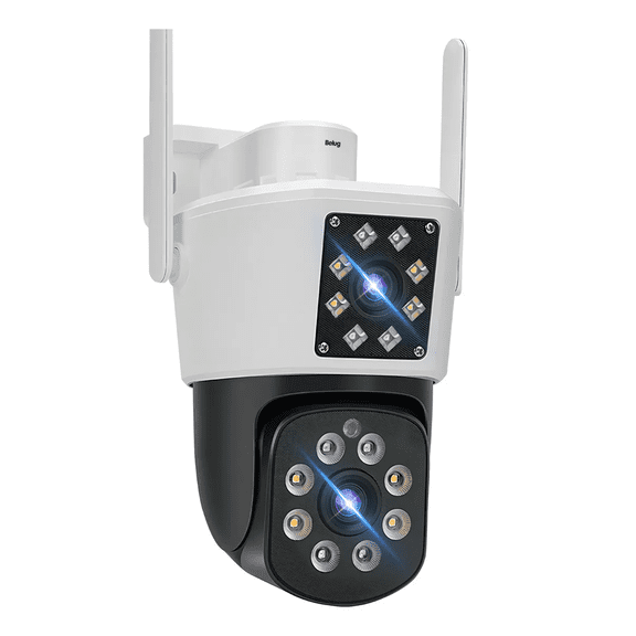 Camera 10mp 360° Wifi Hd Ip66 Vision Nocturna Belug, Blanco